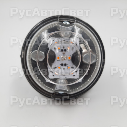 Повторитель боковой УП-102-6LED-1 12В ПРОЗРАЧНЫЙ ГАЗ,ЗИЛ,УАЗ с пыльником