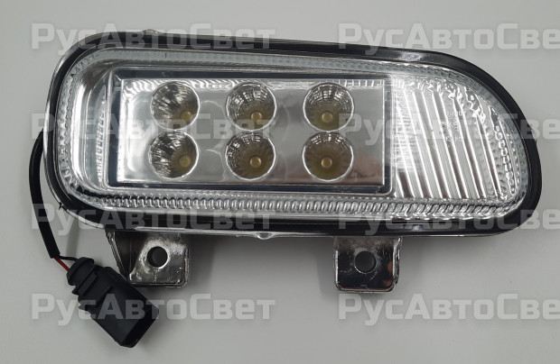 Фара противотуманная 3543.3743-6LED правая СВЕТОДИОДНАЯ, КАМАЗ-5490, MERCEDES AXOR 2004