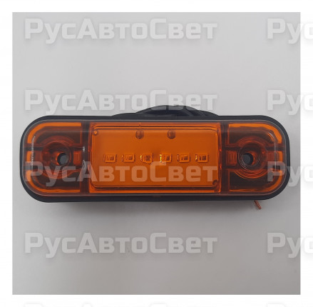Фонарь габаритов ОГ-40М-6 МИГАЮЩИЙ 6LED аналог 014.3731-22М оранжевый светодиодный 