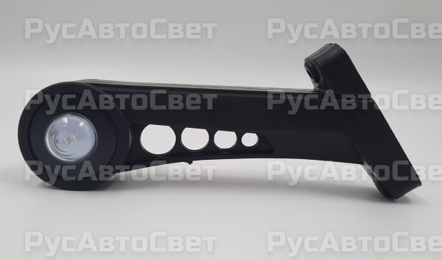 Фонарь габаритов ОГ-001 С/О LED С боковой габаритный правый 3цв. 12-24В аналог WAS-571W.ТрАС-001 мал.Рассеиватель 