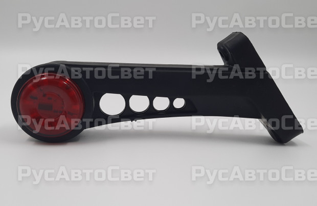 Фонарь габаритов ОГ-001 БЕГУЩИЙ ОГОНЬ 10LED С боковой габаритный левый 3цв. 12-24В аналог WAS-578W.ТрАС-001