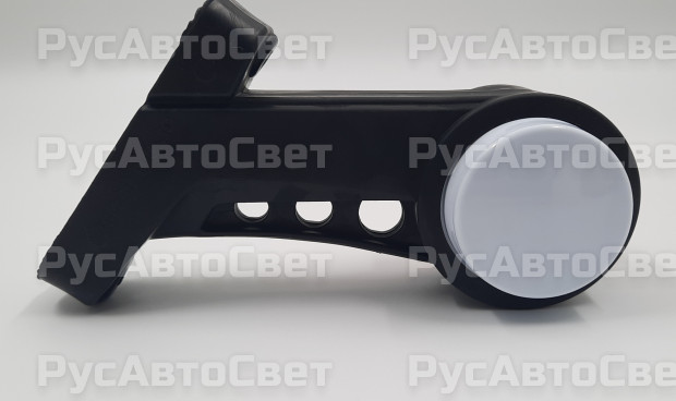 Фонарь габаритов ОГ-003 НЕОН 9LED БЕЗ боковой габаритный левый 2цв. 12-24В аналог WAS-622W.ТрАС-003 плоский Рассеиватель 