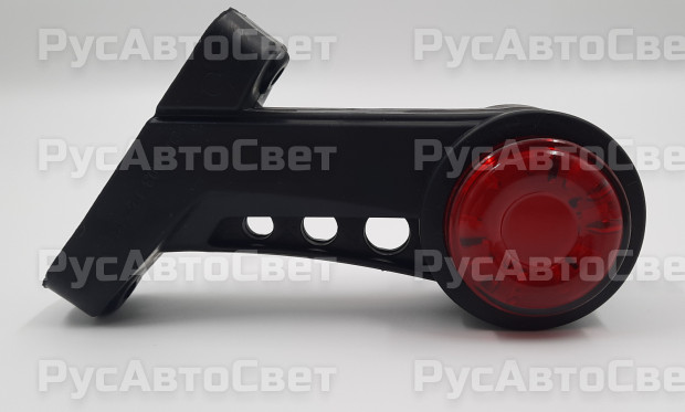 Фонарь габаритов ОГ-003 СОЛНЫШКО 9LED БЕЗ боковой габаритный правый 2цв. 12-24В аналог WAS-622W.ТрАС-003 плоский Рассеиватель 