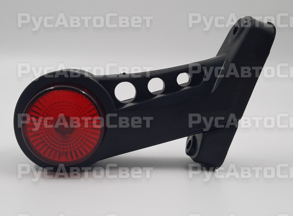 Фонарь габаритов ОГ-003 ХРУСТАЛИК LED БЕЗ боковой габаритный правый 2цв. 12-24В аналог WAS-578W.ТрАС-003 плоский Рассеиватель 
