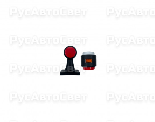 Фонарь габаритов(ОГ-33М-11-12) 9LED НЕОН С БОК.ГАБАР.12-24В.