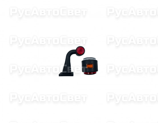 Фонарь габаритов(ОГ-37М-03-04) LED БЕГУЩИЙ С БОК.ГАБАР.12-24В.