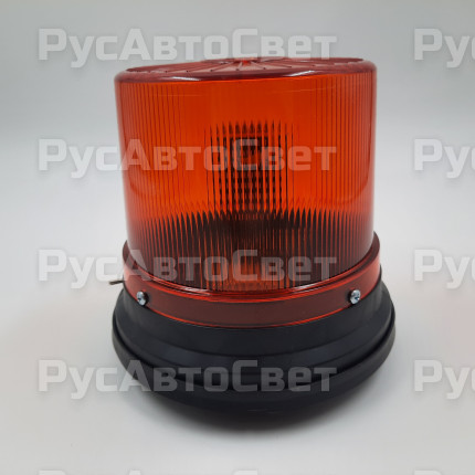 Маяк импульсный светодиодный МИ 04 LED оранжевый на болтах, блок 48 светод. САКУРА 