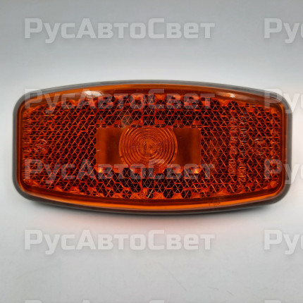Фонарь габаритов 74.3731-01 LED АЭК-НТ 12/24В, желтый светодиодный, на клипсах
